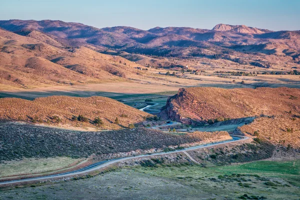 Amanecer sobre las estribaciones de Colorado — Foto de Stock