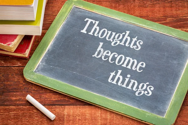 Thoughts become things — Stock Photo, Image