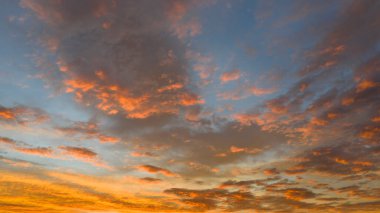 dramatic sunrise cloudscape over plains of Colorado