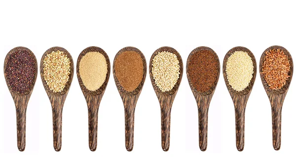 Gluten free grain collection — Stock Image Gluten free grain collection Royalty Free Stock Images