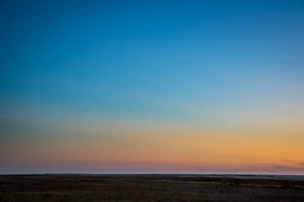 Klarer Himmel nach Sonnenuntergang im Kolorado — Stockfoto