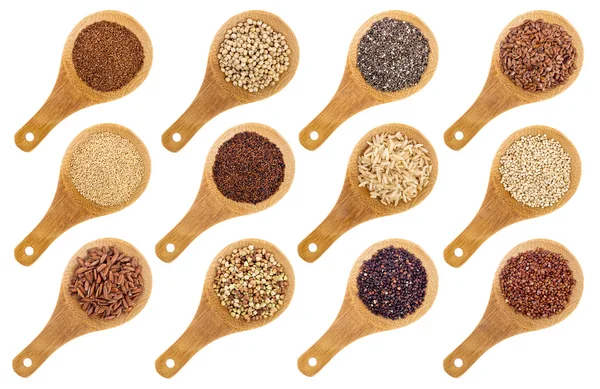 Gluten free grains and seeds abstract — Stock Image Gluten free grains and seeds abstract Stock Picture