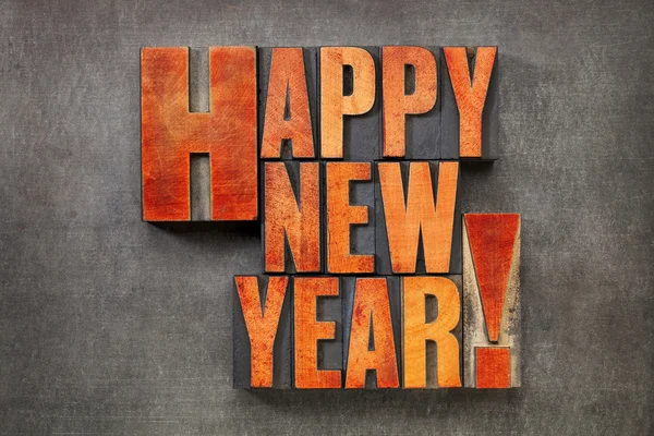 Happy New Year greeting card — Stock Photo, Image