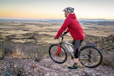 dağ bisikleti Colorado eteklerinde