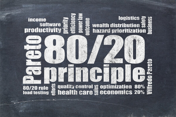 Pareto principle, eighty-twenty rule 