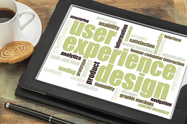 Concetto di user experience design — Foto Stock