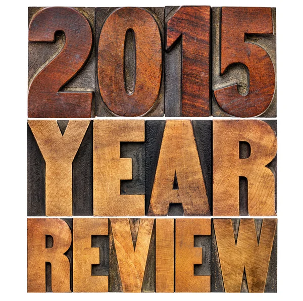 Jahresrückblick 2015 — Stockfoto