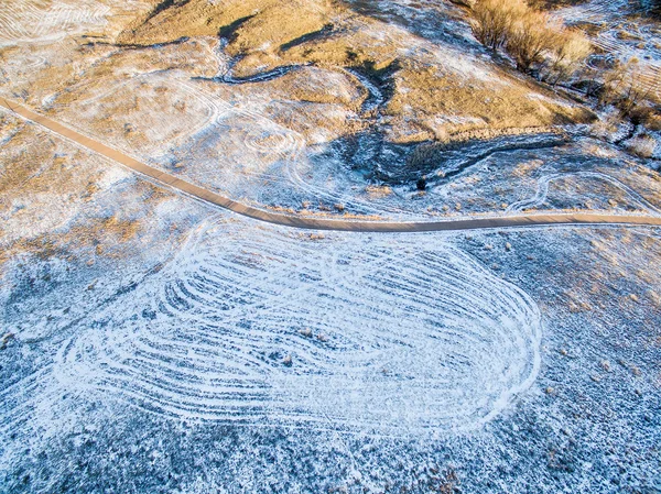 Aerial view of Colorado foothills — Stock Photo, Image