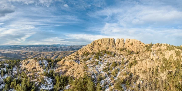 Horsetooth skalní panorama — Stock fotografie