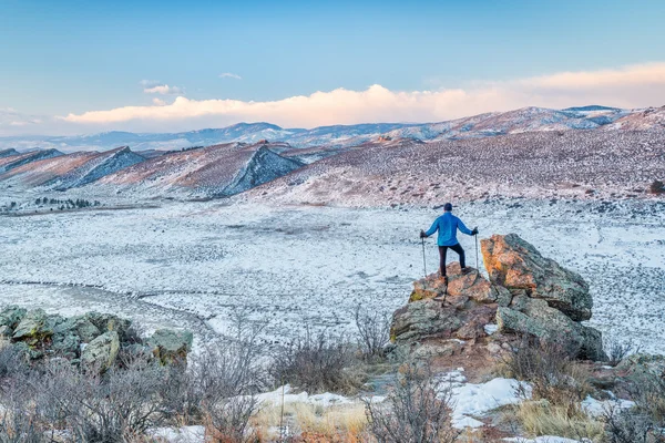 Hiking foothills in northern Colorado — Stock Photo, Image