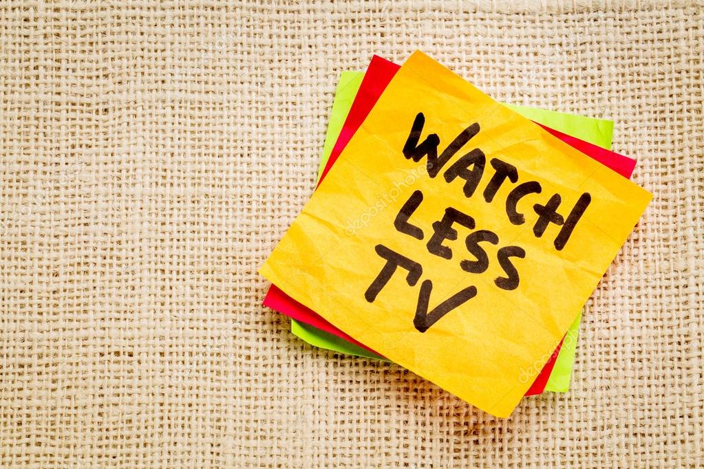Image result for watch less tv