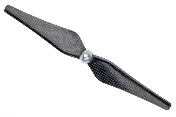 Carbon fiber drone propeller — Stock Photo, Image