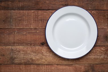 Boş beyaz metal emaye plaka