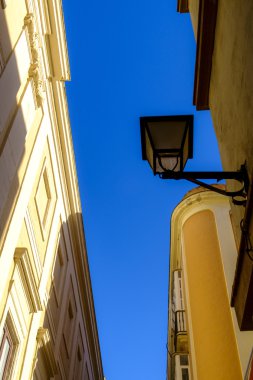 Mimari ayrıntılı olarak Cadiz, Endülüs, İspanya