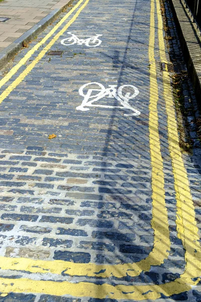 Ruta en bicicleta en Londres, Inglaterra — Foto de Stock