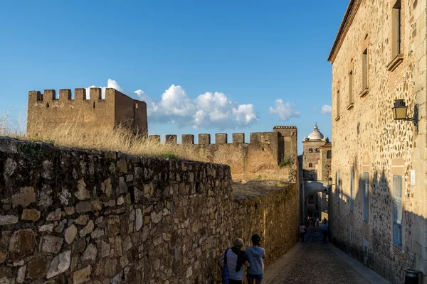 Caceres ortaçağ şehir — Stok fotoğraf