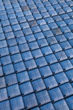 Çöp kutuları büyük bir grup