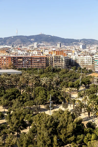 Luftaufnahme von miro park in barcelona — Stockfoto