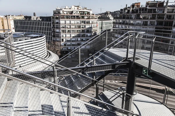 Scala di emergenza in un edificio in Spagna — Foto Stock