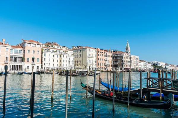 Gondolas in Canal Grande, Venice, Italy Stock Image