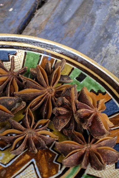 Closeup of star anise — Stock Photo, Image