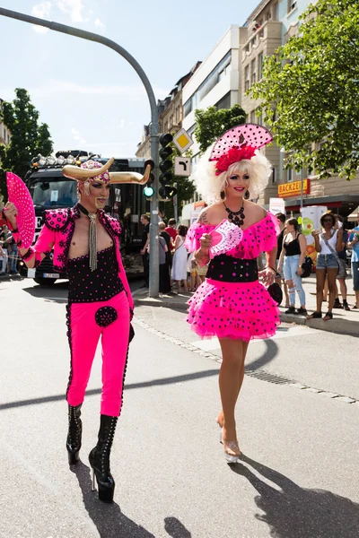 Christopher Street Day 2016 a Stoccarda, Germania — Foto Stock