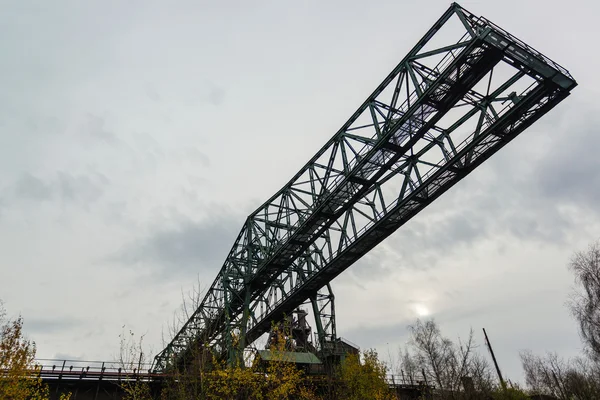 Landschaftspark Duisburg, eski sanayi binalar — Stok fotoğraf