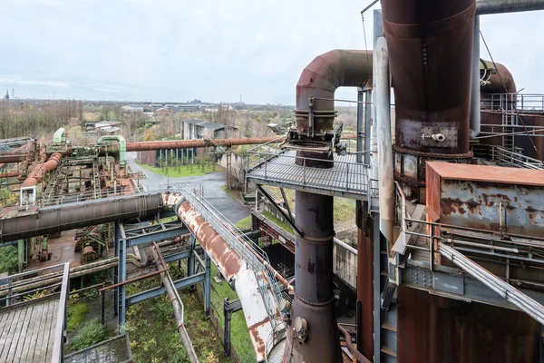 Visa från landschaftspark duisburg — Stockfoto