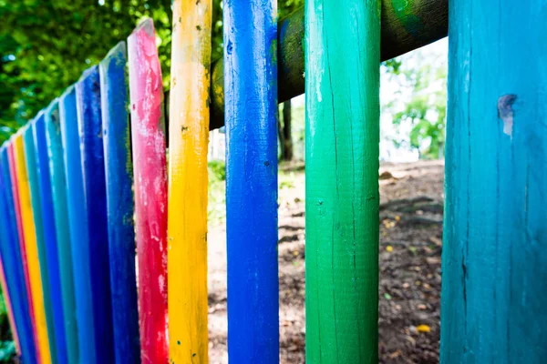 Clôture de jardin d'enfants — Photo