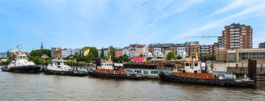 Hamburg liman görüldüğü gibi ünlü hafenstrasse