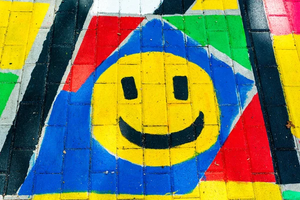 Smiley painting — Stock Photo, Image