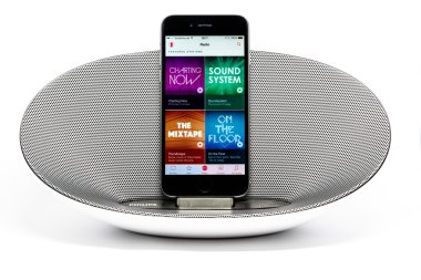 iPhone 6 hoparlör Apple müzik radyo ekran görüntüleme ile