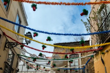 Lisboa sokak dekorasyon