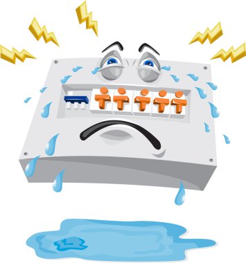 Switchboard Crying Tears Cartoon clipart