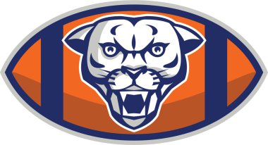 Puma dağ aslanı futbol topu Retro