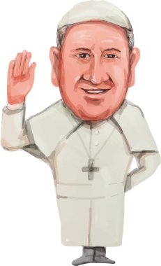 Papa Francis Caricature