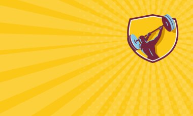 Kartvizit halterci sallanan halter arka taç Retro