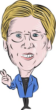 Senatör Elizabeth Ann Warren Demokrat