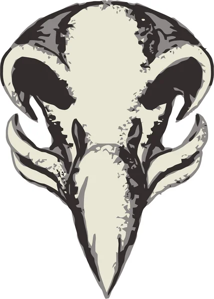Ретро черепа орла — стоковый вектор