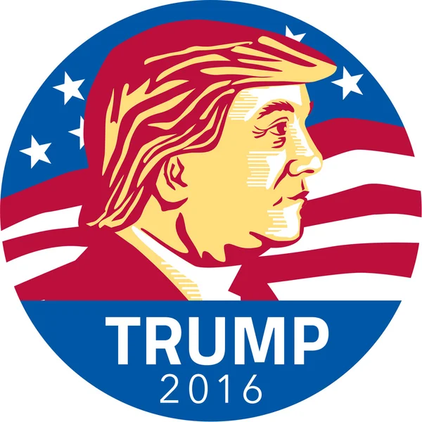 Donald John Trump 2016 — Stok Vektör