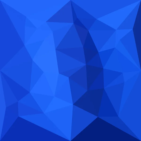 Helle marineblaue abstrakte niedrige Polygon Hintergrund — Stockvektor