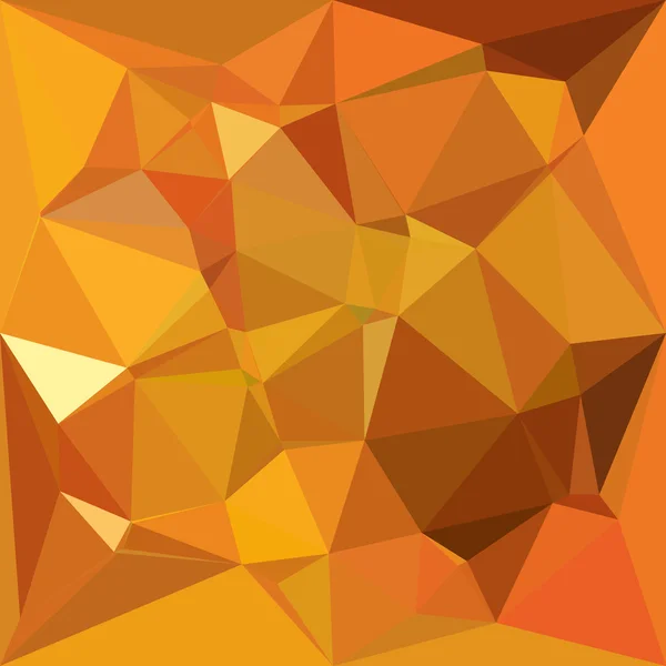 Dark Orange Yellow Abstract Low Polygon Background — Stock Vector