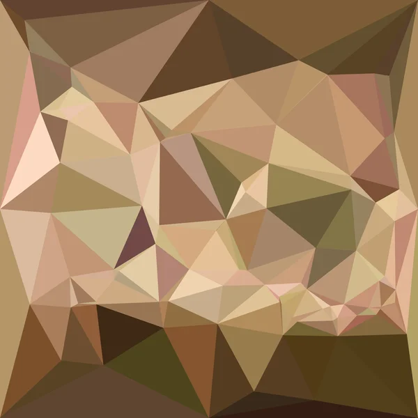 Burlywood Résumé Faible fond de polygone — Image vectorielle