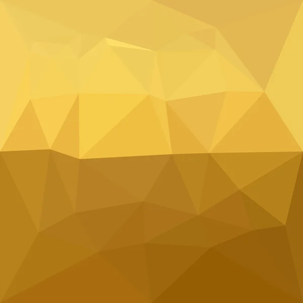 Licht Goldrute abstrakt niedrigen Polygon Hintergrund — Stockvektor
