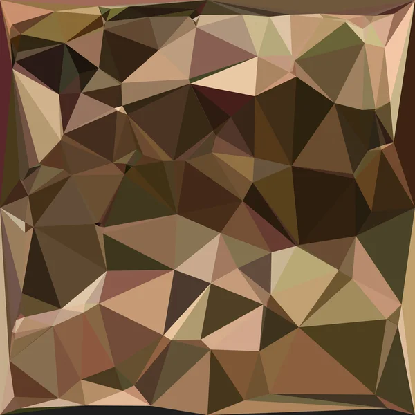 Sienna abstrakt låg Polygon bakgrund — Stock vektor