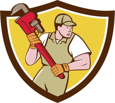 Tesisatçı beyinameliyatı Crest karikatür Holding