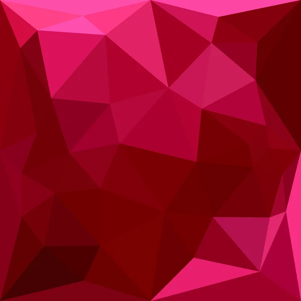 Rouge brique de feu Résumé Faible fond de polygone — Image vectorielle