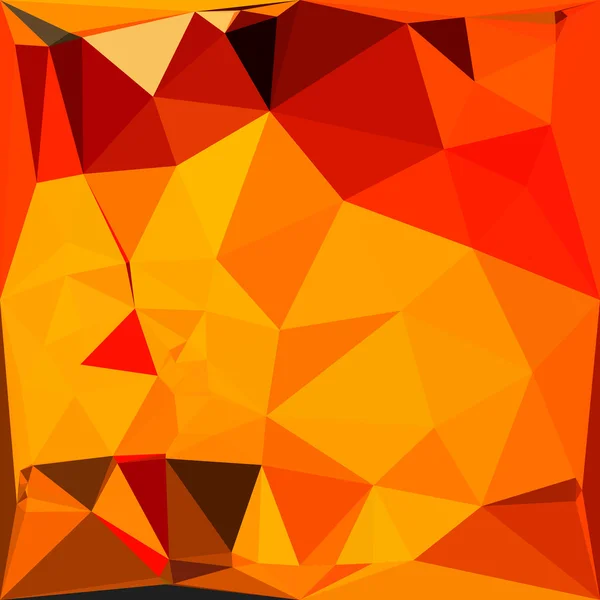 Kadmium gul abstrakt låg polygon bakgrund — Stock vektor