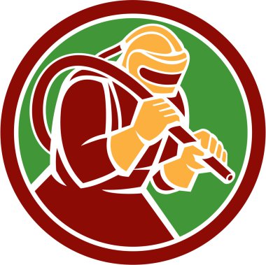 Kumlama cihazının kumlama hortum daire retro