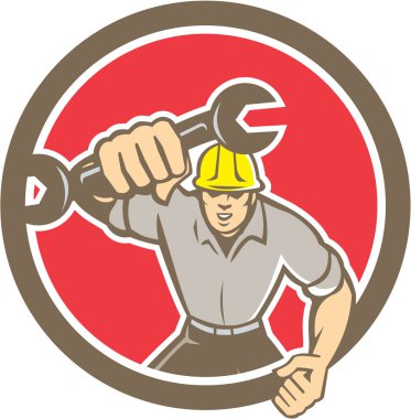 Mekanik anahtar anahtarı çalışan daire Retro